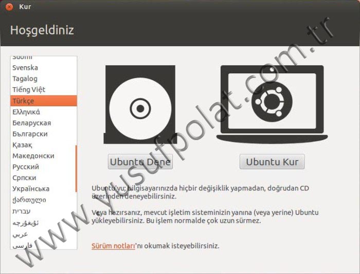 Ubuntu 12.04 Kurulum (Resimli Anlatım)