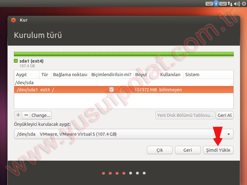 Ubuntu 13.04 Kurulum 7